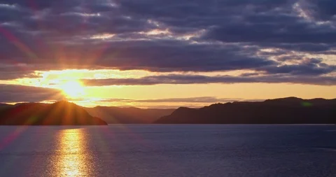 Time lapse sunset over a lake   Stock Footage 116795092