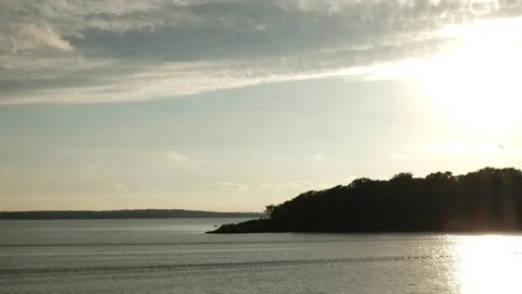 Time-Lapse of Sunset over Lake Grapevine Stock Footage 160544915