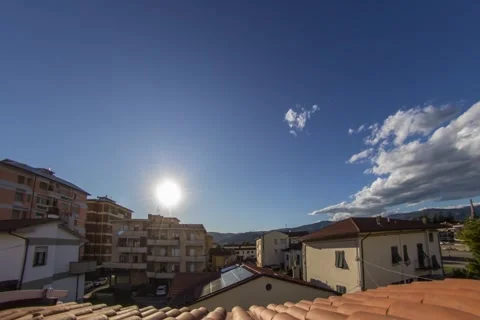 Time-lapse Sunset Over Pistoia, Tuscany, Italy Видео 342954683
