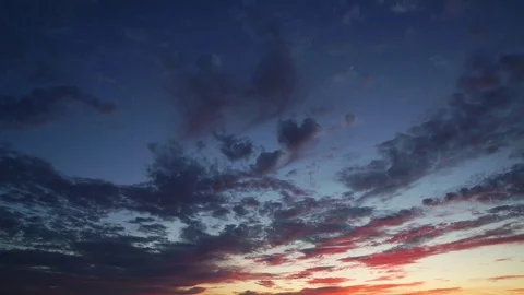 Time lapse Sunset over sea Stock Footage 84234414