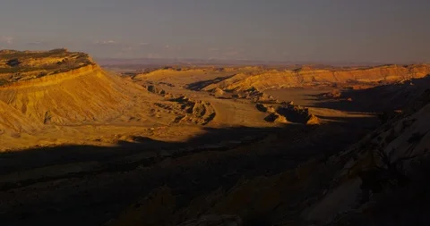 Time Lapse of Sunset receding from Strike Valley, Utah Stock Footage 124265028