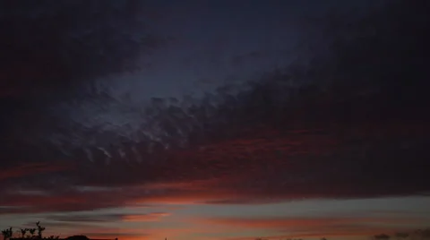 Time Lapse of sunset skies 库存影片 48345950