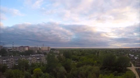 Time lapse sunset sky with cloud 스톡 동영상 63564088