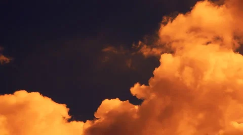 Time lapse sunset sky Video stock 1090342