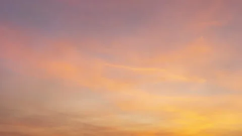 A time lapse of sunset sky with soft gradient Stock Footage 293034160
