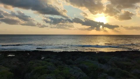Time lapse sunset from the Southernmost point of Taiwan Stock Footage 295241769