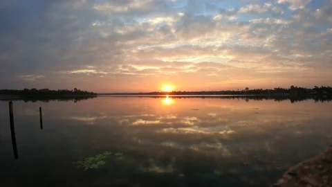 Time Lapse Sunset in Thailand Stock Footage 191037537