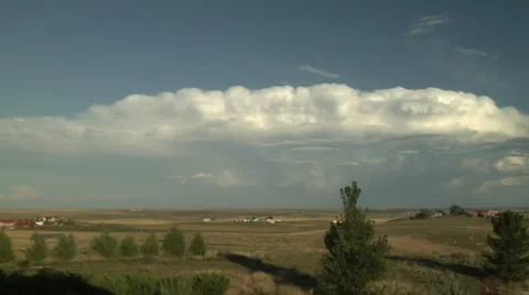 Time Lapse of Supercell on Colorado High Plains Stock Footage 54725079