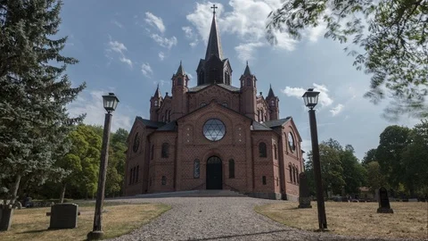 Time lapse Swedish Central Plan Church in Beateberg Vidéo 93579056