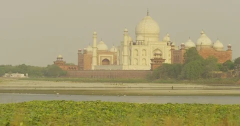 Time lapse of Taj Mahal Stock Footage 73003536