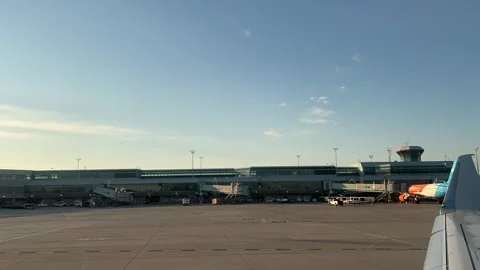 Time Lapse take off Canada Stock Footage 240660260