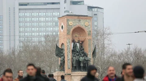 Time lapse taksim square 3 Video stock 35872831