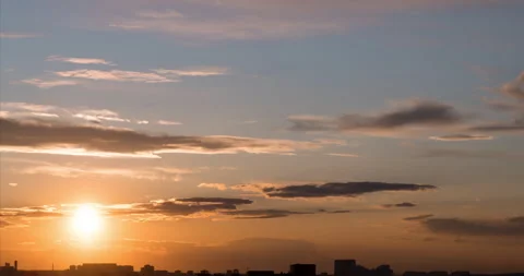 Time lapse. Telescopic boom crane are working against the summer sunset Stock-Footage 313953964
