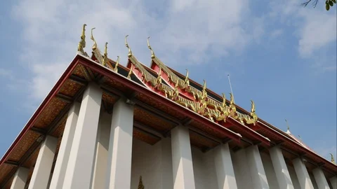 Time Lapse / The temple of Reclining Buddha, Wat Pho, Bangkok. Stock-Footage 107524080
