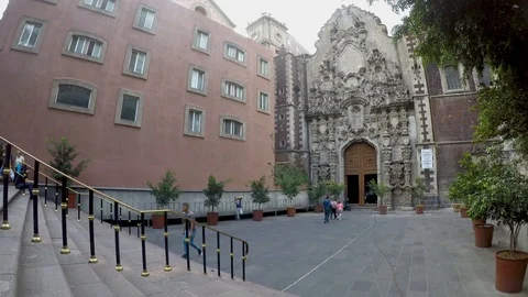 Time lapse of the Temple of San Francisco. Stock Footage 114276331