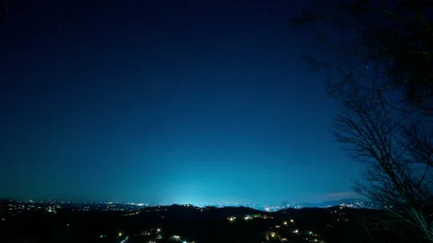 Time Lapse of a Tennessee Night Sky Stock Footage 145771427