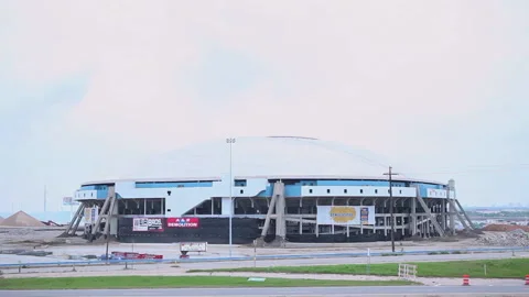Time lapse of Texas Stadium implosion Video stock 139071817