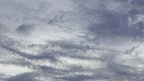 Time lapse of textured sunset clouds fading into dark night Vidéo 337063081