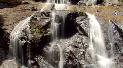 Time lapse thai waterfal loop wide Video stock 865851