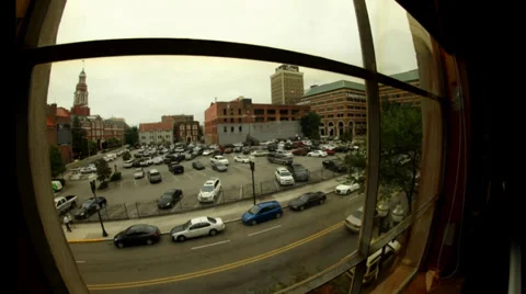 Time lapse thru the window.m2t Stock Footage 29674053