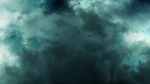 Time-lapse Thunder-Storm Clouds with Blue Sky (Loop 4K) Vídeos de archivo 308424496