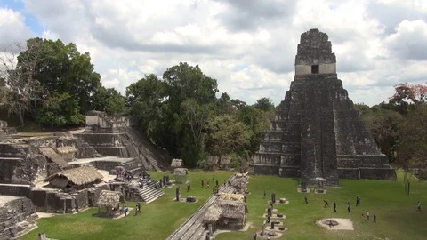 Time lapse tikal Video stock 118851339