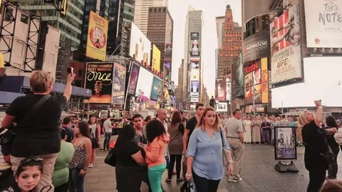 Time lapse of Time Square Stock Footage 82469248