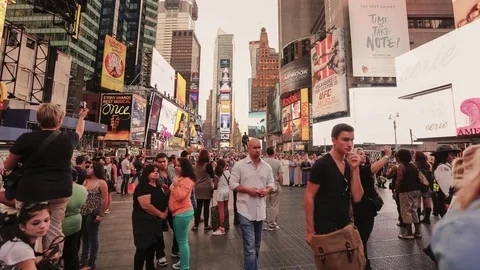 Time lapse of Time Square Stock Footage 82469267