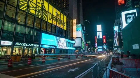 Time lapse of Times Square, New York City Stock Footage 69926968