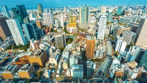 Time-lapse of the Tokyo cityscape 動画素材 102906860