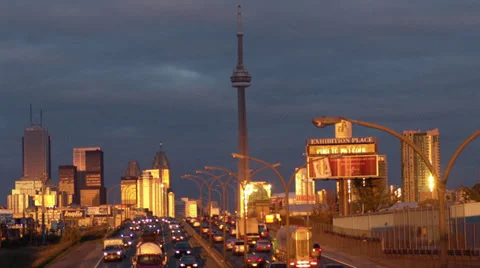Time Lapse, Toronto Stock Footage 34658194