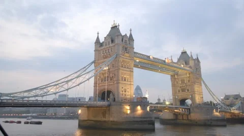 Time-Lapse of Tower Bridge Stock Footage 50277124