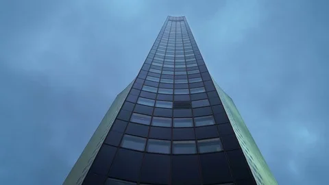 Time-lapse tower of a skyscraper Stock Footage 82545231