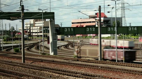 TIME LAPSE Track System Klederring/Austria – pan Stock Footage 45532478