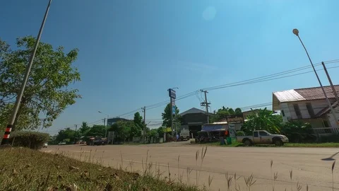 Time Lapse- Traffic in the evening on a mountain road. Stock Footage 118130976