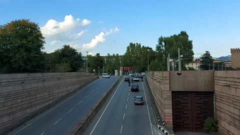 Time lapse, traffic in Florence  Stock Footage 140760806