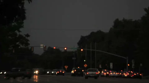 Time Lapse traffic Stock Footage 26679985