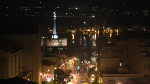 Time lapse traffic Stock Footage 80488724