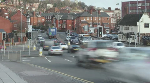 Time Lapse Traffic HD Stock Footage 42950974