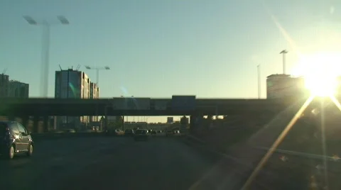 Time lapse of traffic in highway Video stock 139596