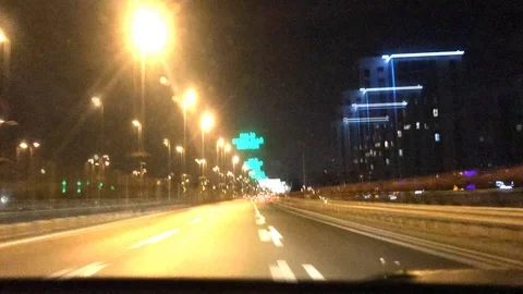 Time-lapse in traffic at highway Video stock 93698708