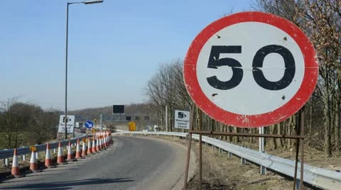 time lapse traffic passing speed limit Stock Video Pond5