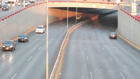 Time lapse trafico en puente 1 動画素材 159726906