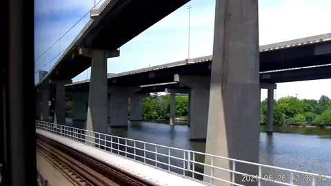 Time Lapse On Train In Baltimore Maryland Stock Footage 158644694