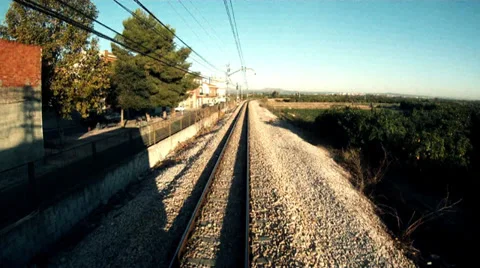 Time Lapse Train Transit 動画素材 35107785