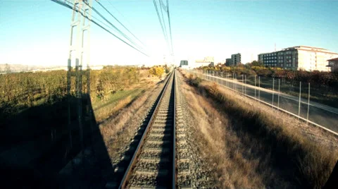 Time Lapse Train Transit 動画素材 35107817