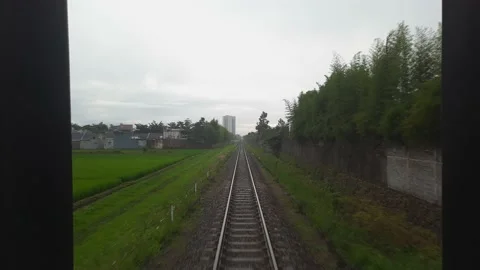 Time lapse of train travel Stock Footage