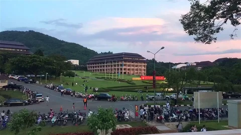 Time lapse of transportation and traffic jam 库存影片 77622768