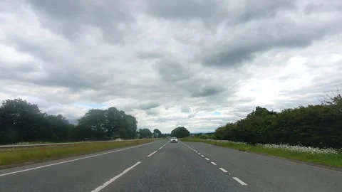 Time Lapse Travel Between London to Lake Districts England Stock Footage 340777724