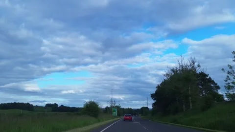 Time Lapse Travel Between London to Lake Districts England Stock Footage 340814799